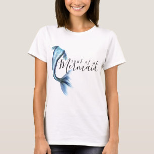 #MermaidLife Soul of a Mermaid Quote Blue T-Shirt