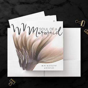 #MermaidLife Soul of a Mermaid Tail Quote Pocket Folder