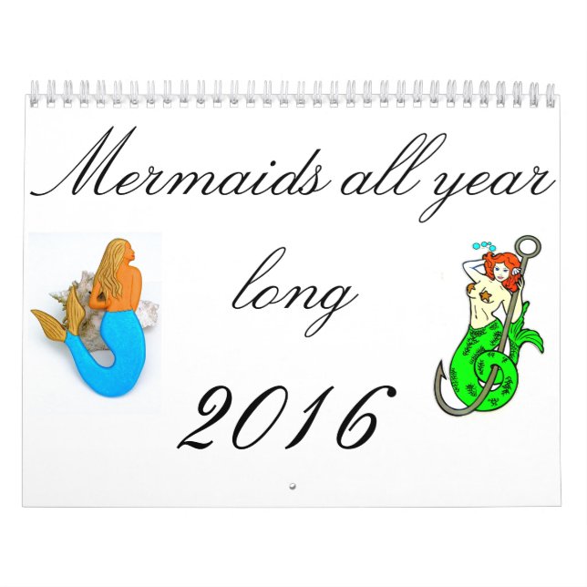 Mermaids all year long calendar (Cover)