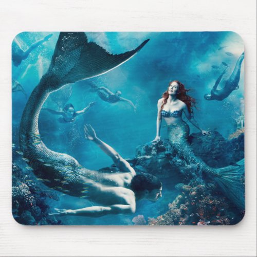 Mermaids and Mermen Mouse Pad