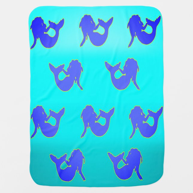 Mermaids Baby Blanket (Front)