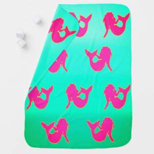 Mermaids Baby Blanket
