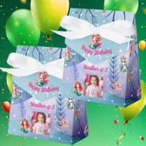 Mermaids Birthday Favor Box for Kids Party