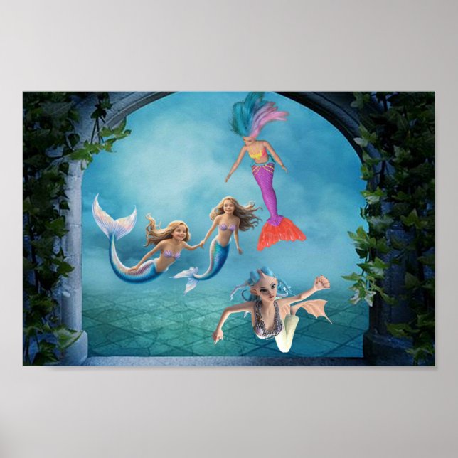 Mermaids come in all shapes and sizes. poster (Front)