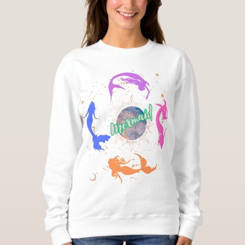 Mermaids Dancing in the Moonlight Sweatshirt