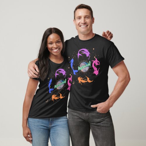 Mermaids Dancing in the Moonlight T_Shirt