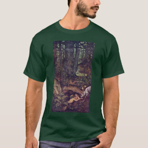 Mermaids Deer Mortifying By Schwind Moritz Von T-Shirt