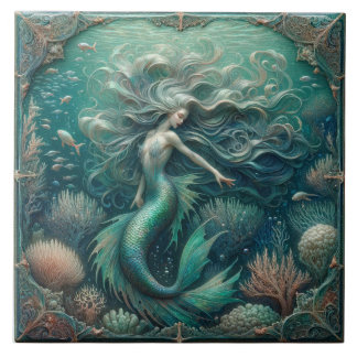 Mermaid's Enchanted Reef - Timeless Sea Tile