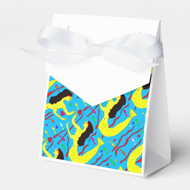 mermaids favor boxes (Front Side)