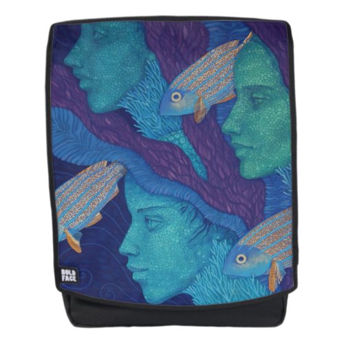 Mermaids  fish surreal fantasy art underwater backpack