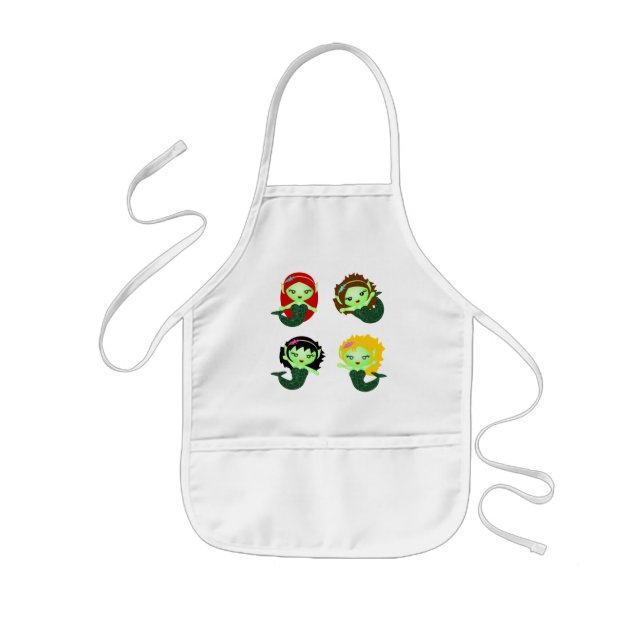 Mermaids Kids' Apron (Front)