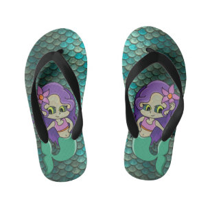 Mermaids Kid's Flip Flops