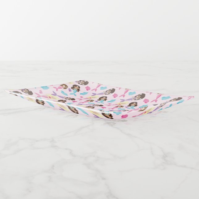 Mermaids - Large Trinket Tray (Angled)