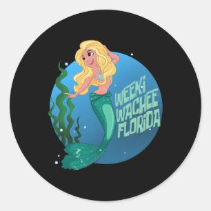 Mermaids Of Weeki Wachee Florida Classic Round Sticker