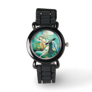 Mermaids on Watch with Glitter Strap