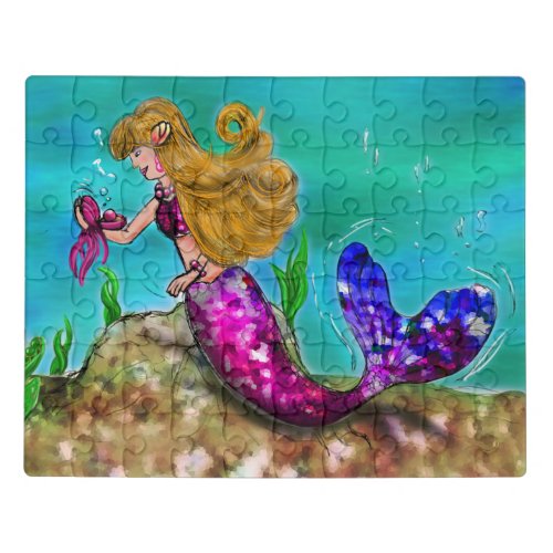 Mermaids Pearl Jigsaw Puzzle