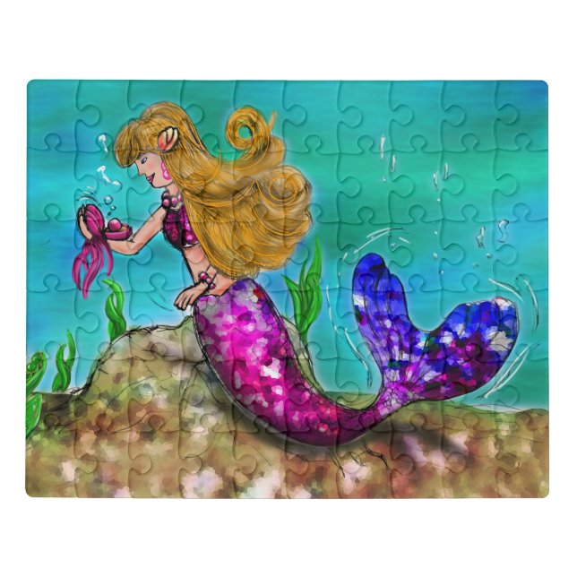 Mermaids Pearl Jigsaw Puzzle (Puzzle Horizontal)