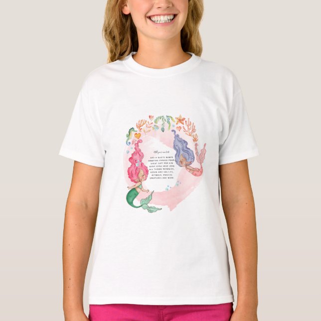 MERMAIDS Personalized T-Shirt (Front)