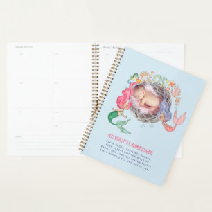Mermaids PHOTO Baby Planner