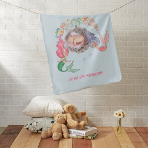 Mermaids PHOTO New Baby Baby Blanket