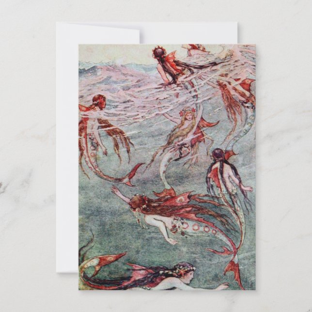 Mermaids Playing in the Sea (Front)