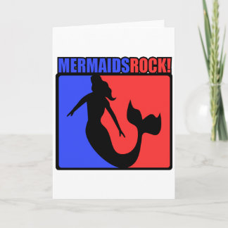Mermaids Rock! Card