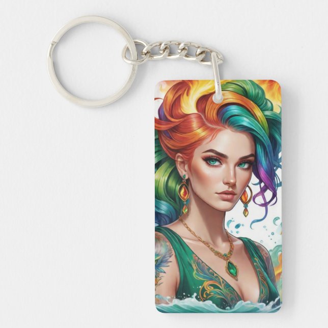 mermaid's secret keychain (Front)