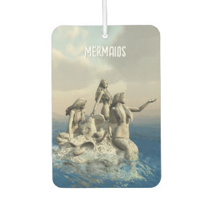 Mermaids statue. Customized Air Freshener