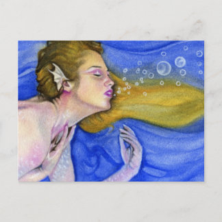 Mermaid's Summer Dream Postcard