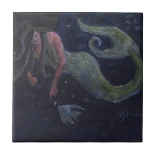 Mermaids Touch Ceramic Tile