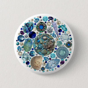 Mermaid's Treasure 1 Pinback Button