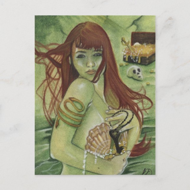 Mermaid's Treasure Postcard (Front)