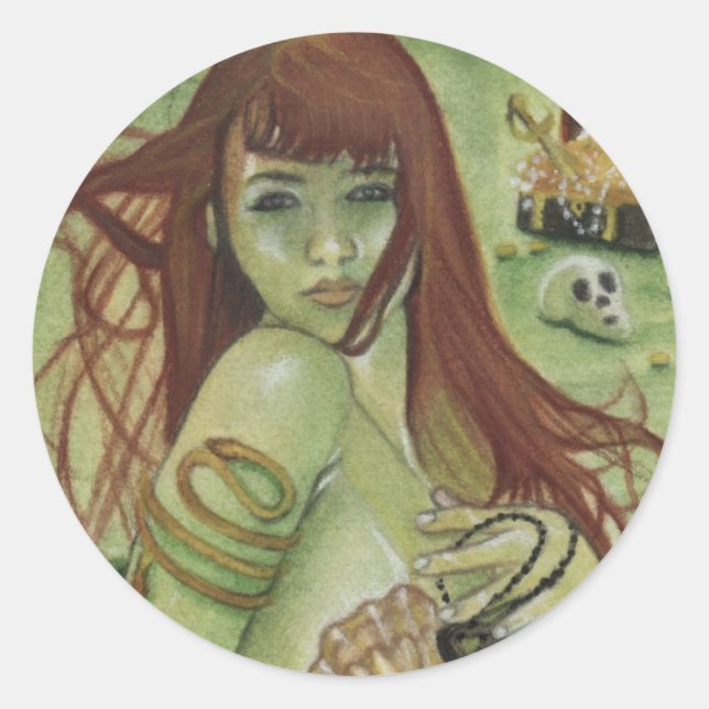 Mermaid's Treasure Sticker (Front)