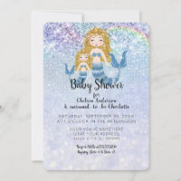Mermaids Under the Sea Blonde Blue Baby Girl