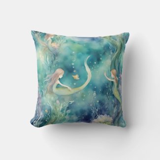 Mermaids watercolor art