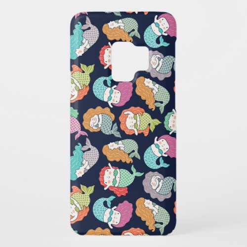Mermaids whimsical seamless pattern Case_Mate samsung galaxy s9 case