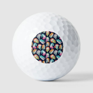 Mermaids: whimsical seamless pattern. golf balls