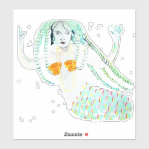 Mermaids with Dreadlocks Thunder_Cove Sticker