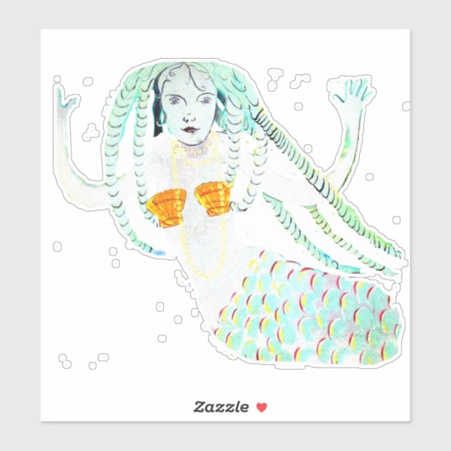 Mermaids with Dreadlocks Thunder_Cove Sticker (Sheet)