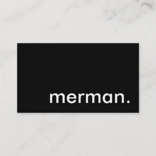 merman. business card