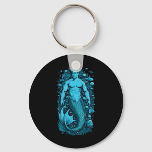 Merman Gay Cruise For Men Beaches Boats And Bros Keychain