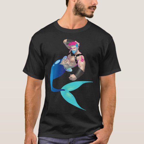 Merman Gay Cruise s for Men Beaches Boats and Bros T_Shirt