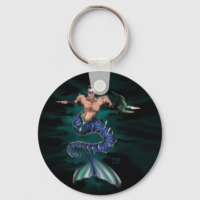 Merman Keychain (Front)