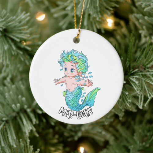 Merman Ornament _ Mer_Baby boy