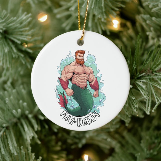 Merman Ornament - Mer-Daddy (Tree)