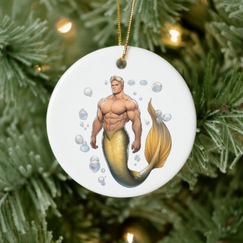 Merman Ornament _ Yellowtail