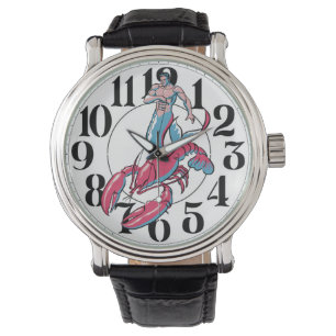 Merman Riding Lobster Watch