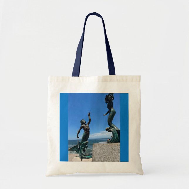 Merman Somewhere In Mexico Tote  Bag (Front)
