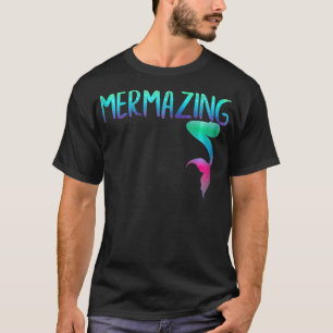 Mermazing For Mermaid Moms Kids Mermaid Squad T-Shirt
