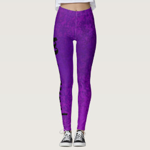 Mermazing Inscription Purple Mermaid  Women Leggings